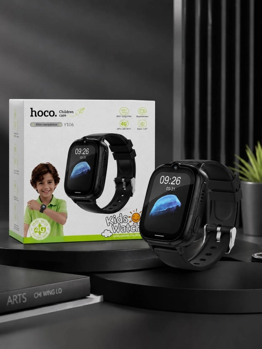 Детские смарт-часы HOCO Y106 Kids SIM 24/7 под контролем