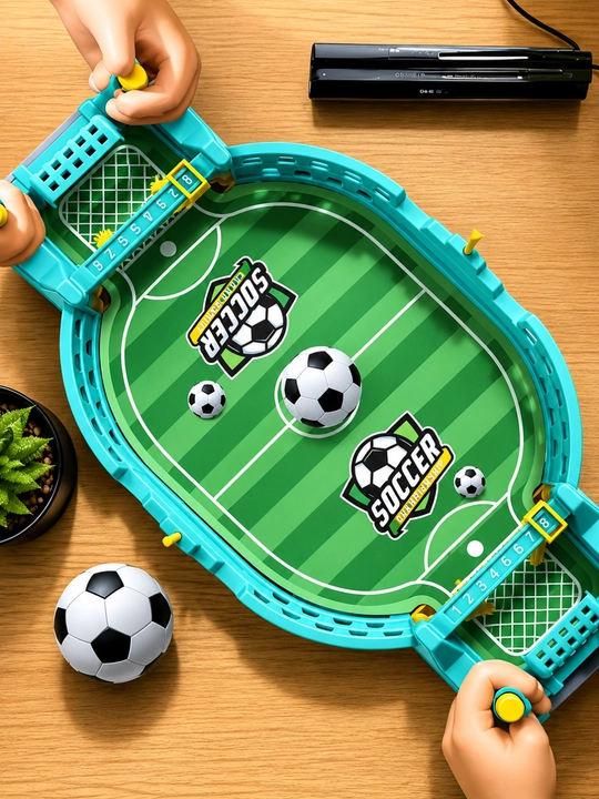 Stol futboli bolalar va oila uchun, mini stol o'yinlari