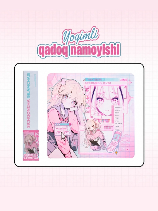 Премиальный аниме коврик для мышки ATK Anime Mouse Pad-Reverie,NANA