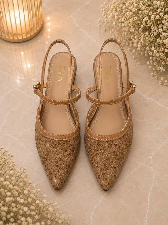 Ayollar poyapzali,basanoshka,  gipur tuflisi slingback past poshnali elegant, 36–40 - 