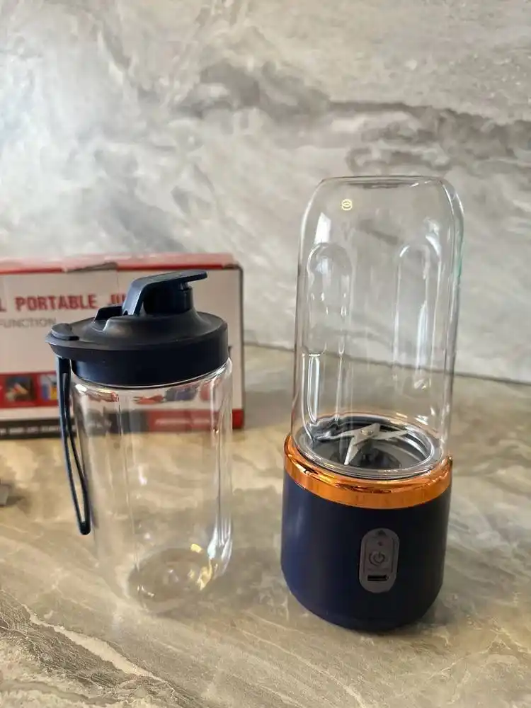 Smuzi va kokteyllar uchun simsiz mini blender, ko'chma, elektr shaker