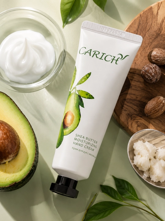 Крем для рук CARICH Shea Butter, 50 г, с маслом ши, увлажнение и питание кожи
