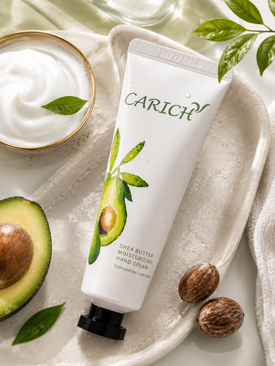 Крем для рук CARICH Shea Butter, 50 г, с маслом ши, увлажнение и питание кожи