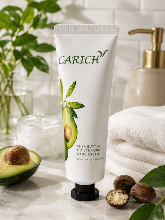 Крем для рук CARICH Shea Butter, 50 г, с маслом ши, увлажнение и питание кожи