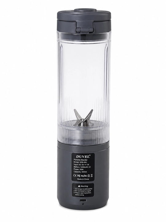 Portativ blender duvel dpb-001 – 400 ml, usb zaryadlash, 50w, smoothie va sharbat uchun
