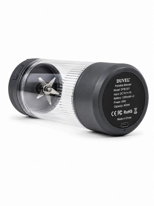 Portativ blender duvel dpb-001 – 400 ml, usb zaryadlash, 50w, smoothie va sharbat uchun