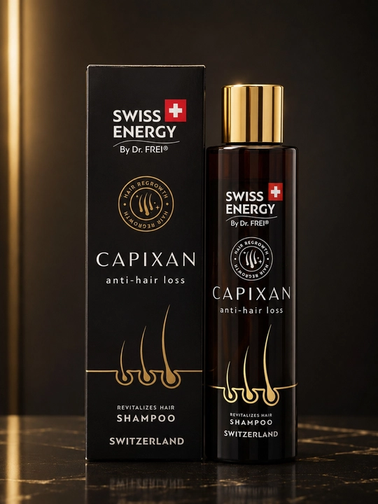 Шампунь Swiss Energy Capixan против выпадения волос, 200 мл - 