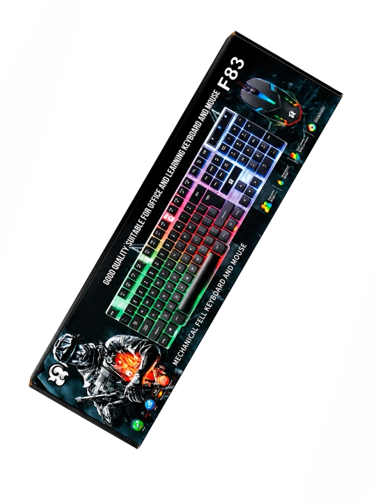 RGB yoritgichli klaviatura, mexanik va membranali modellar, sichqonchali variantlari