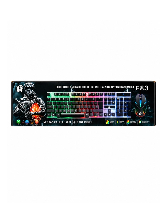 RGB yoritgichli klaviatura, mexanik va membranali modellar, sichqonchali variantlari