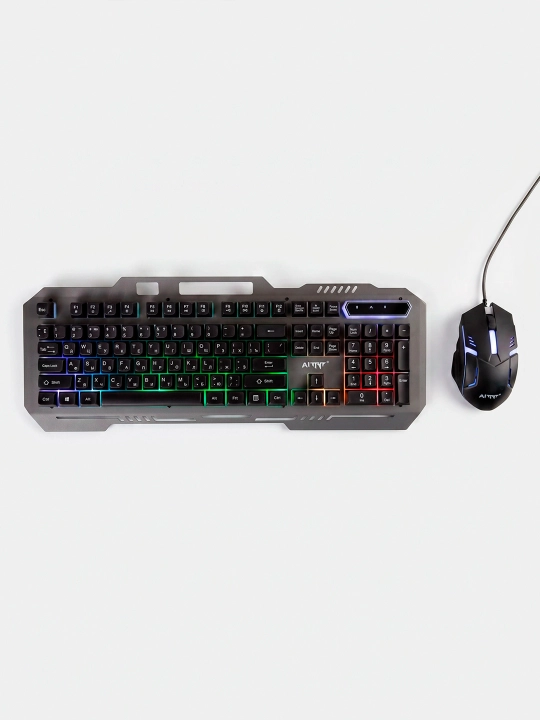 RGB yoritgichli klaviatura, mexanik va membranali modellar, sichqonchali variantlari