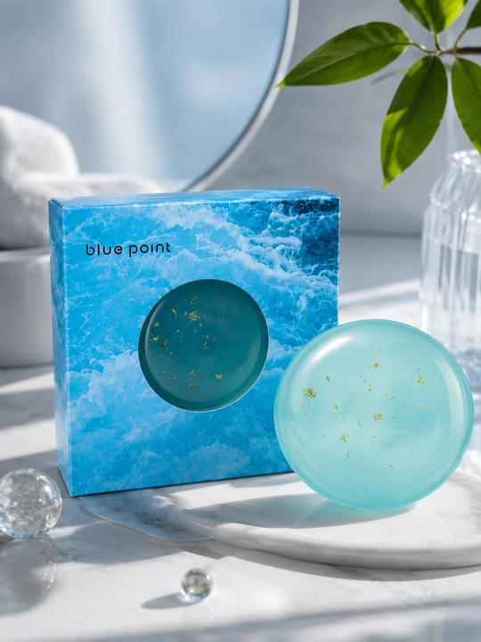 Blue Point мыло для лица и тела с морской солью и растительными экстрактами, 100 г