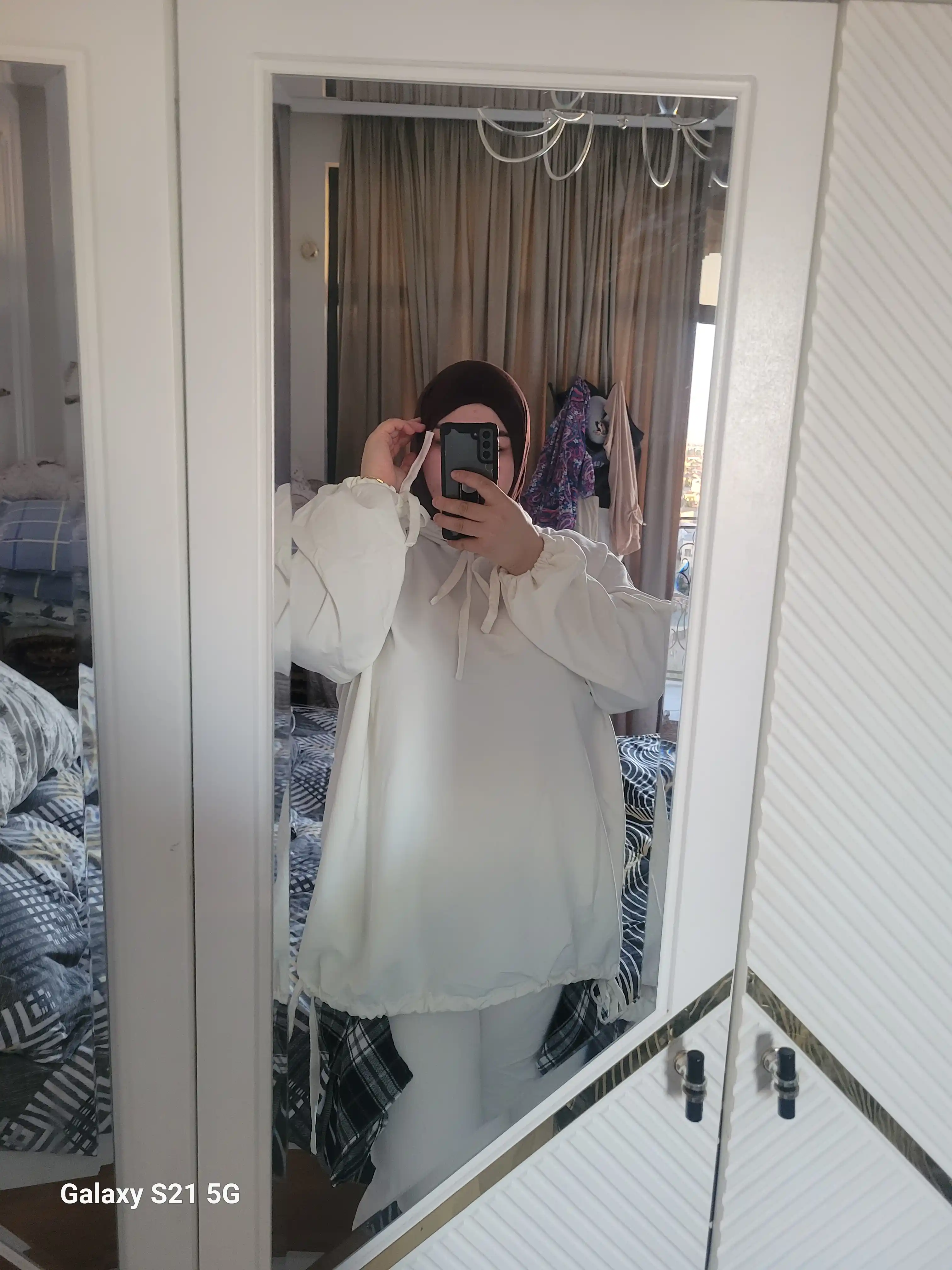 Ayollar sport kostyumi ikki qismli, hudi va jogger shim oversize, kundalik to‘plam
