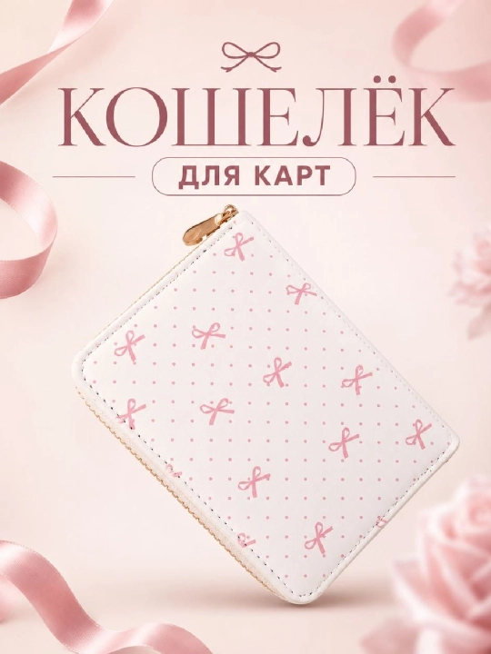 Ayollar hamyoni - kartalar, naqd pullar va tangalar uchun joy - 