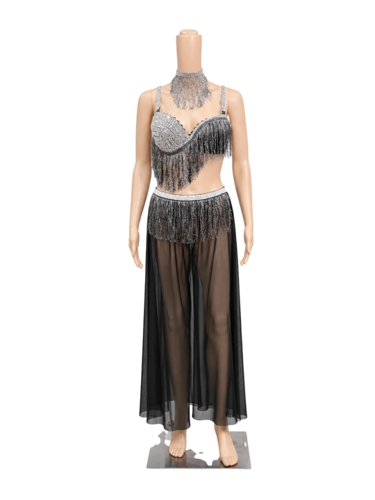 Popukli sharqona raqs kostyumi - 