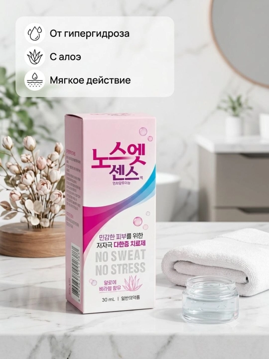 ​Антиперспирант-спрей лечебный от повышенного потоотделения - 