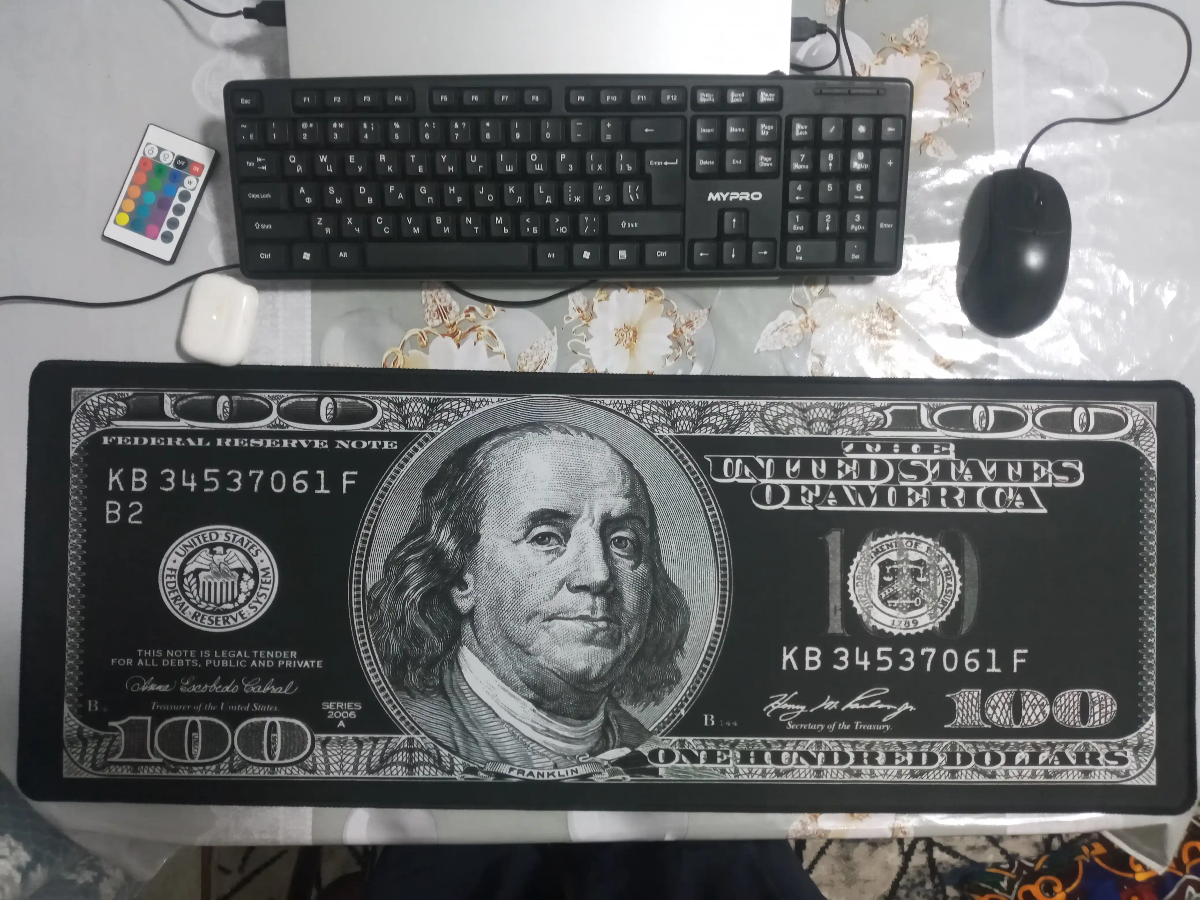 Коврик для игровой мыши и клавиатуры, 80 * 30 см