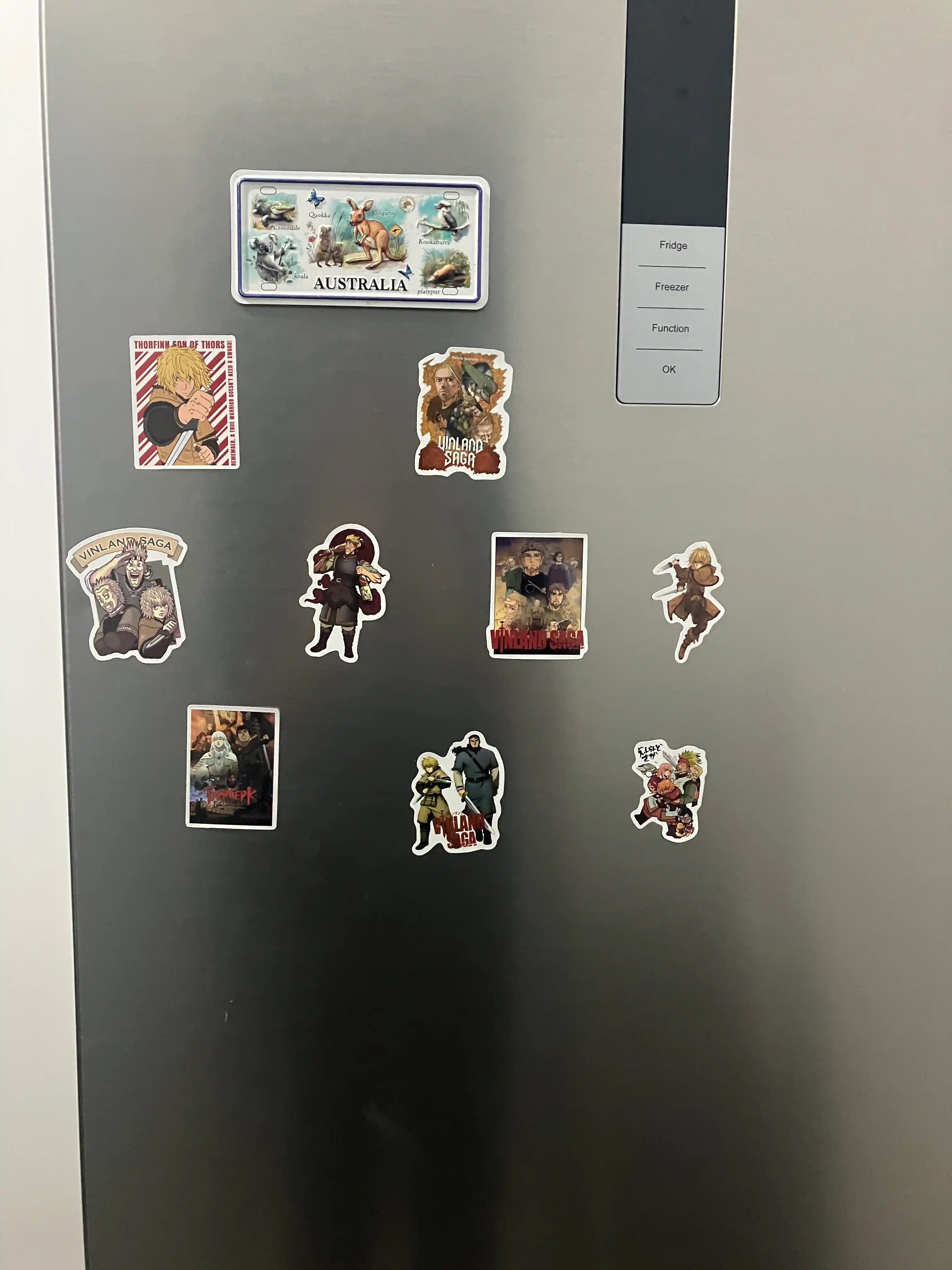 Набор стикеров Vinland Saga 20 шт аниме водостойкие премиум наклейки
