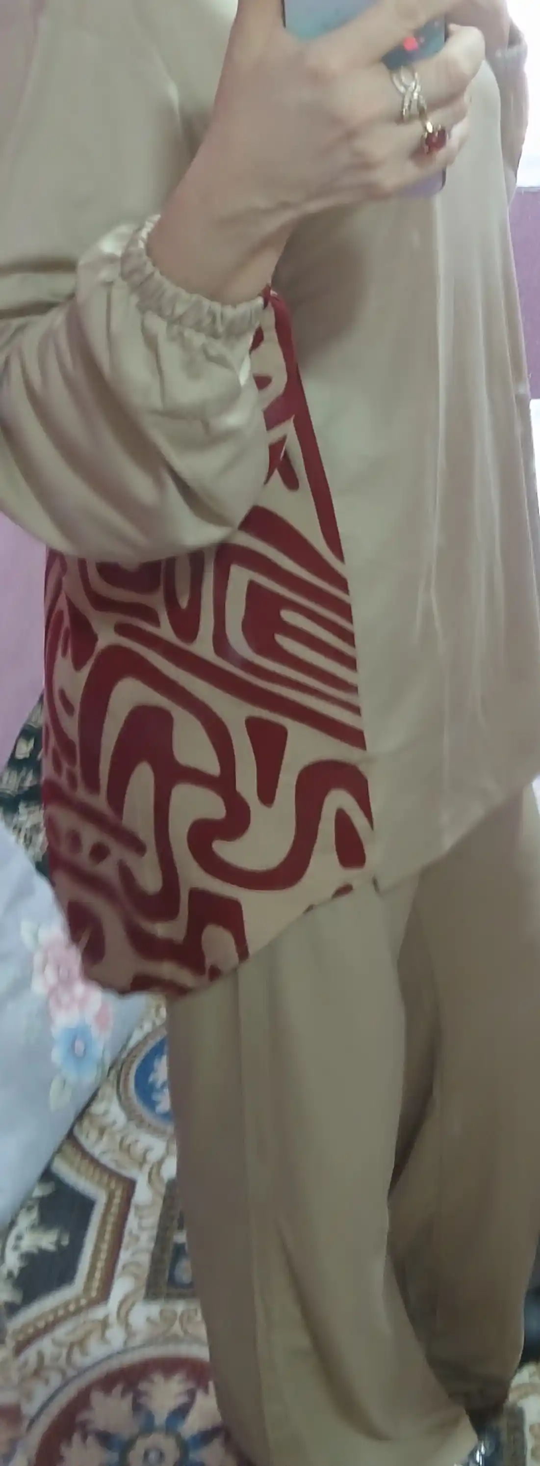 Ayollar kostyumi, viskoza va tabiiy shtapel