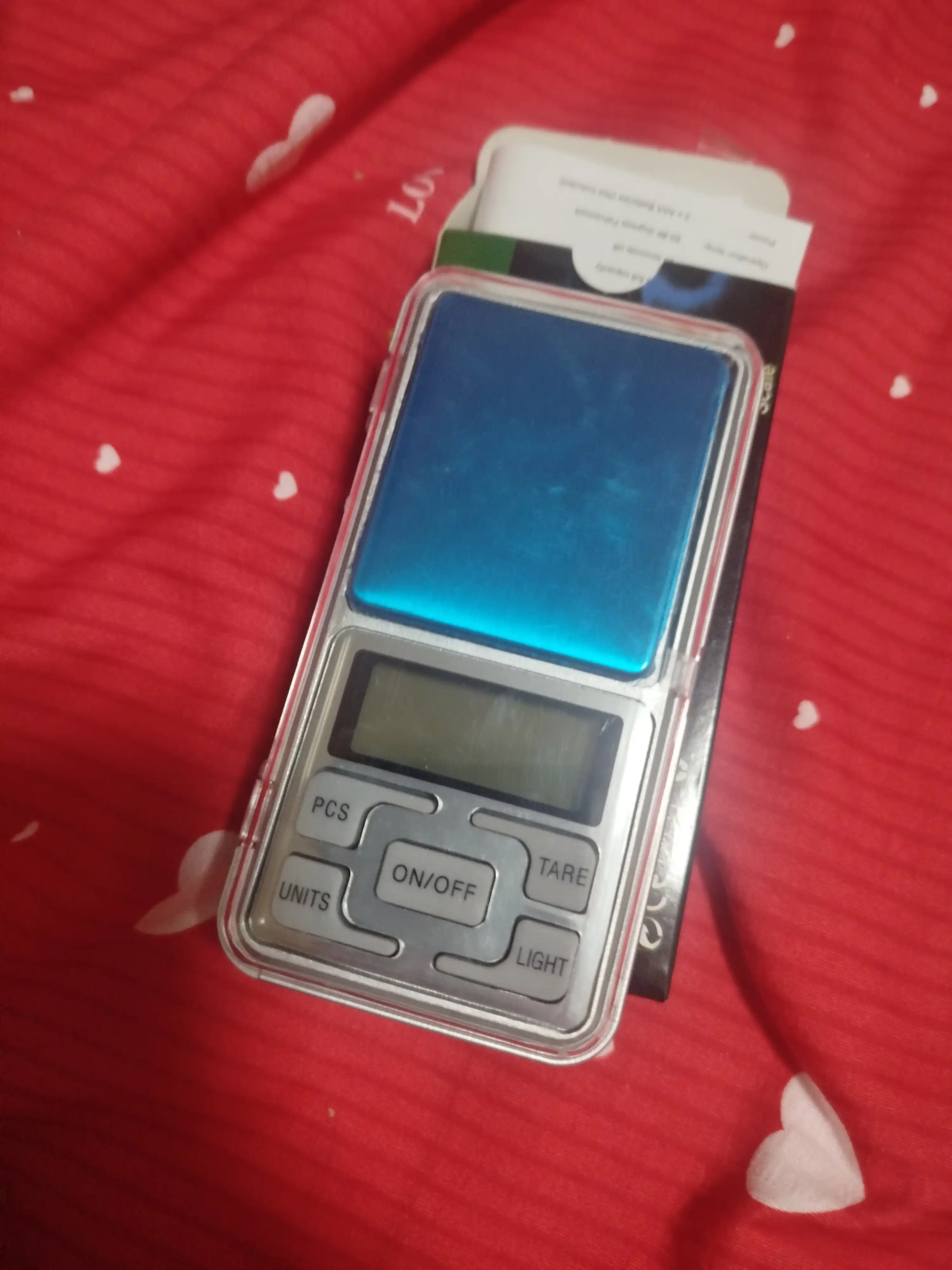 Elektron zargarlik tarozisi, batareykalar bilan, 500 gr