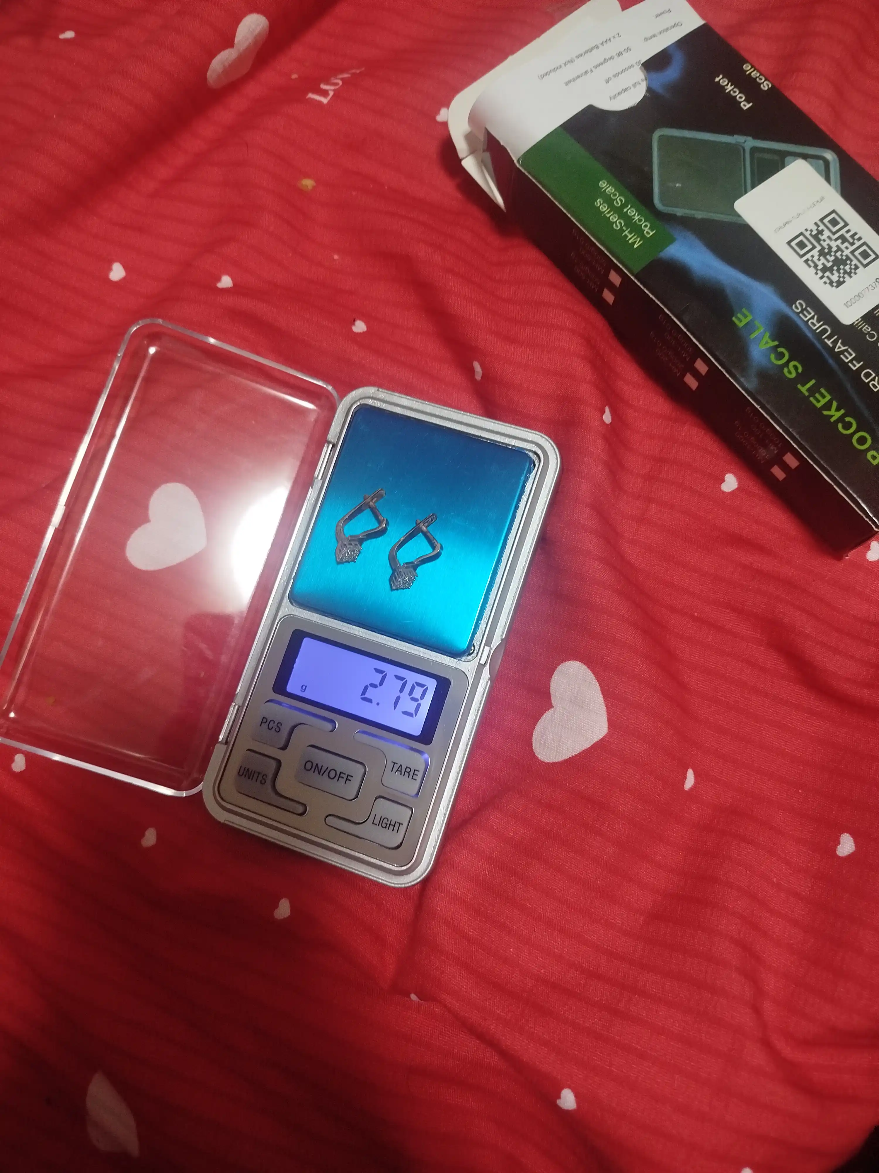 Elektron zargarlik tarozisi, batareykalar bilan, 500 gr
