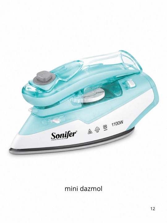 SONIFER keramik taglikli bug‘ dazmoli - Steam Iron - 