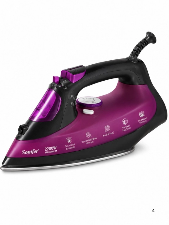 Паровой утюг SONIFER с керамической подошвой – Steam Iron