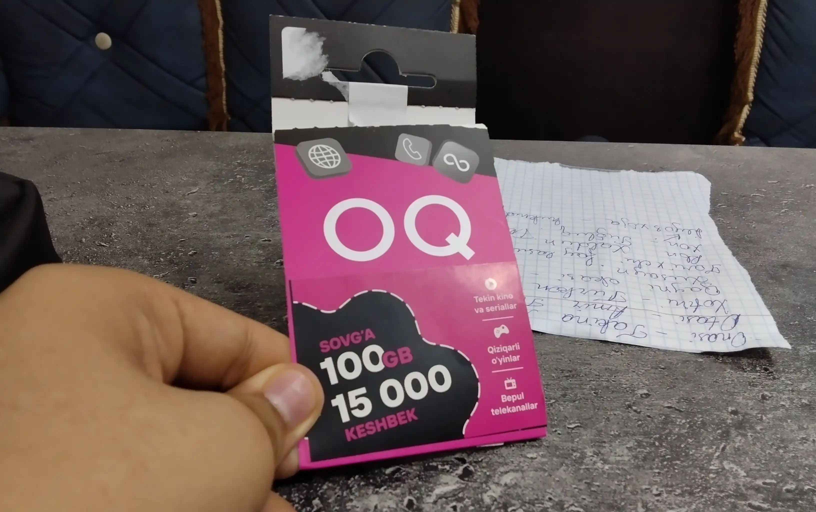 SIM-карты OQ для всех типов мобильных телефонов, 100 ГБ бонус + 15000 бонус
