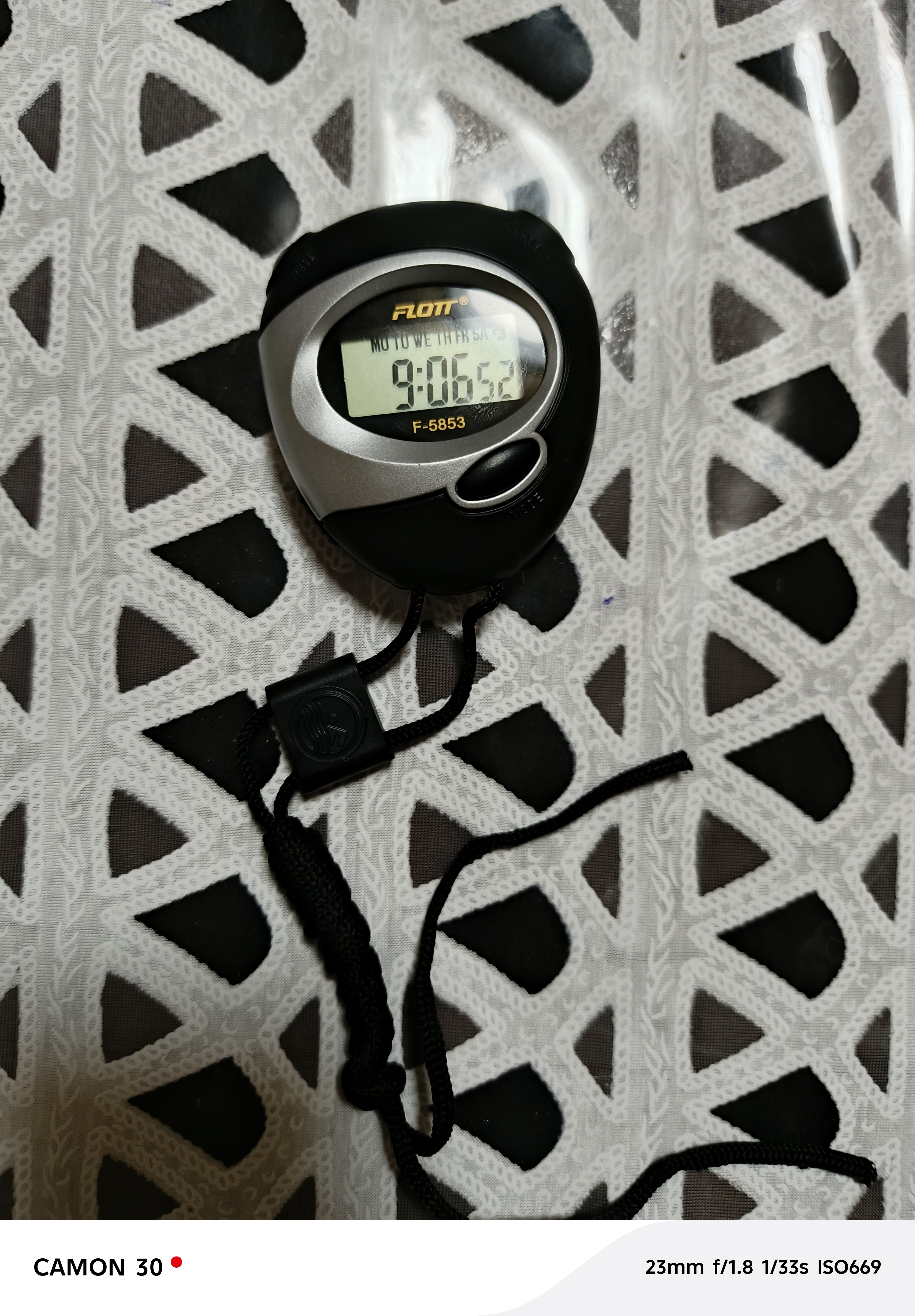 Elektron sekundomer Flott, sport maqsadlari uchun qo'llanma