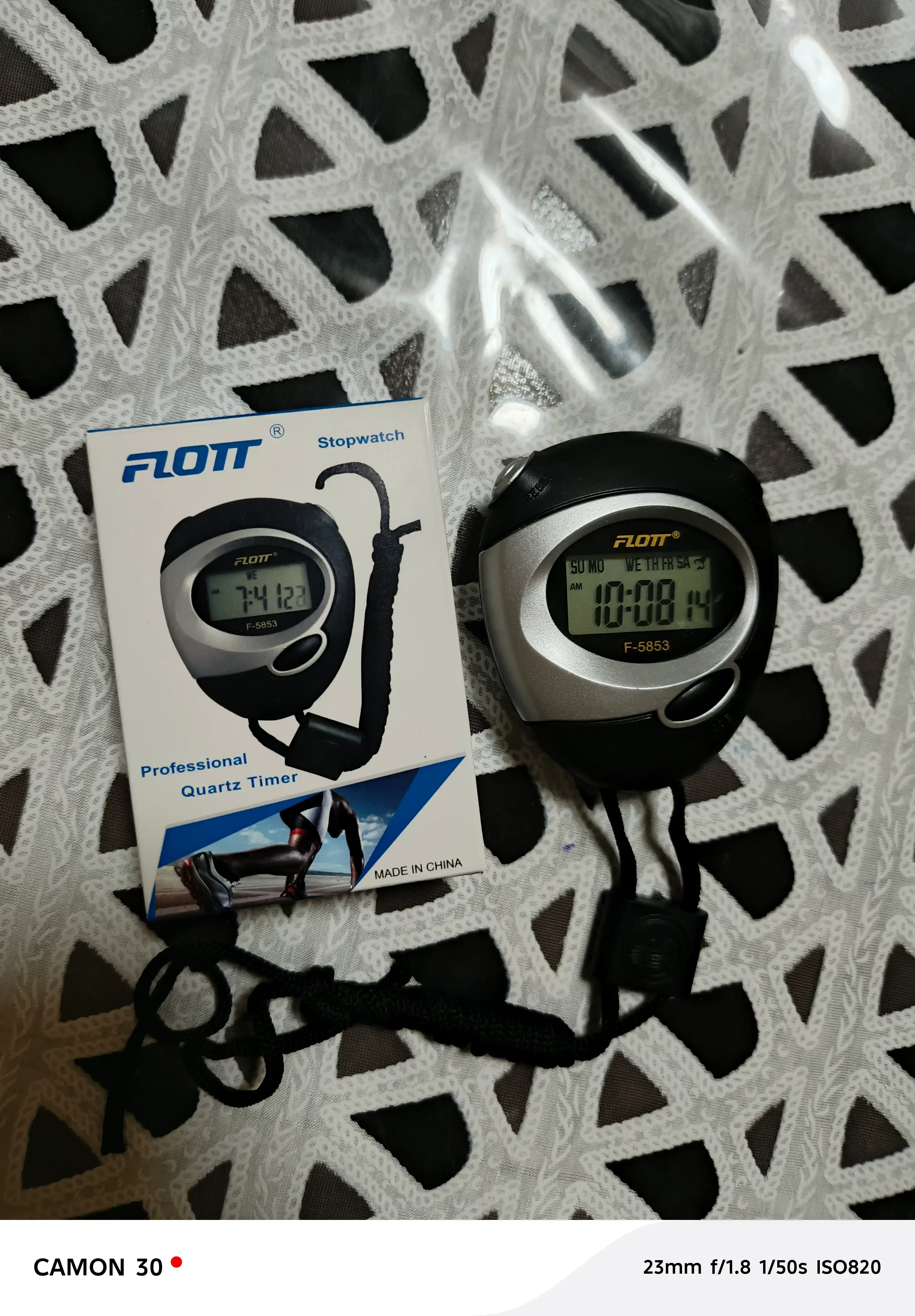 Elektron sekundomer Flott, sport maqsadlari uchun qo'llanma