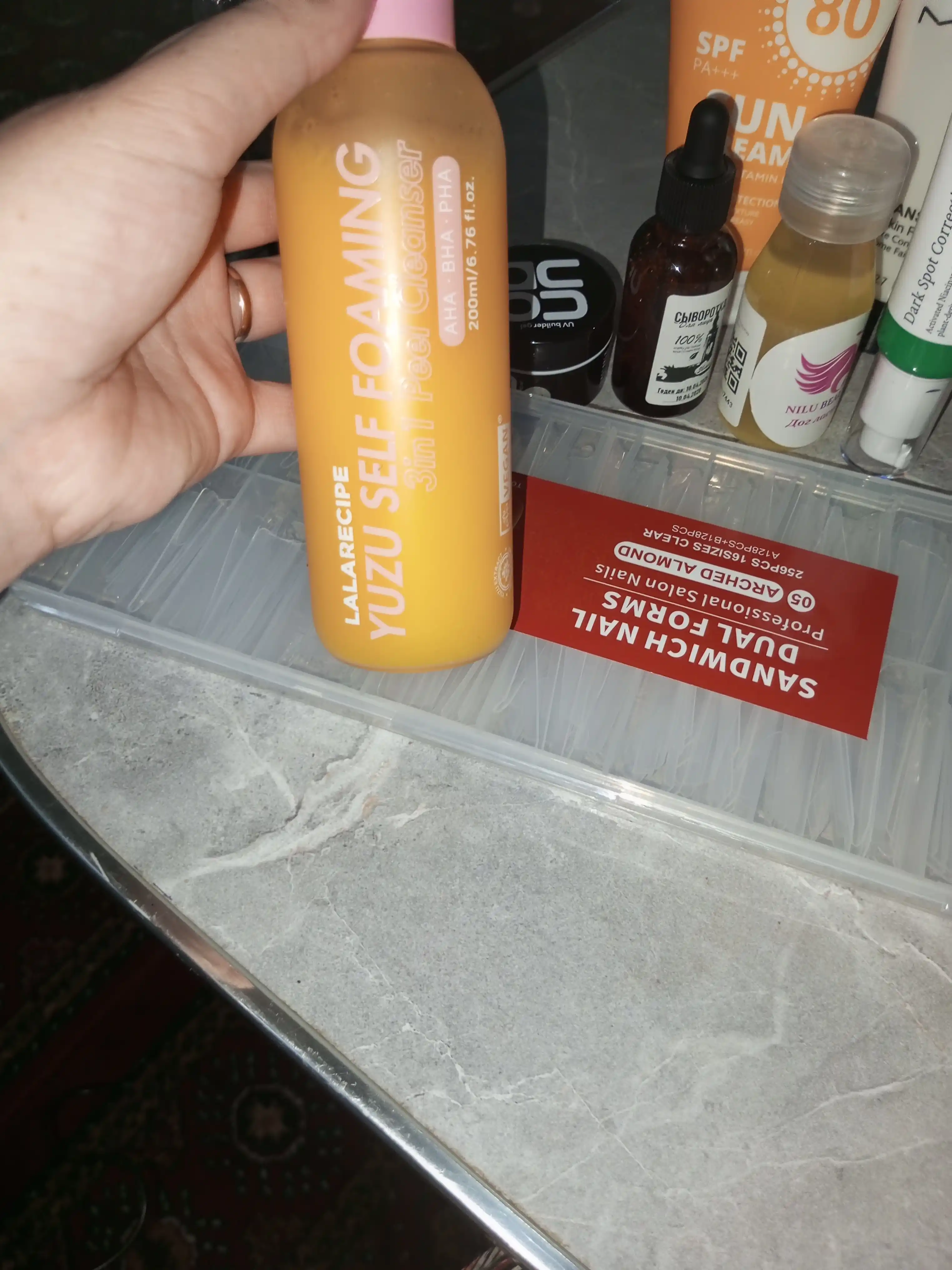 Пенка для умывания Lalarecipe Yuzu Self Foaming
