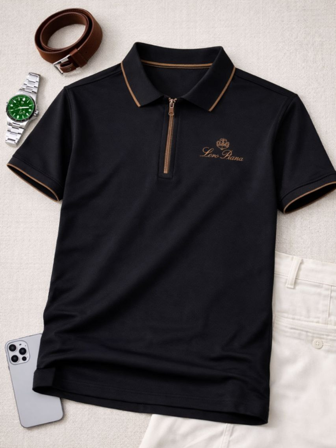 Мужская футболка Loro Piana, финка - 