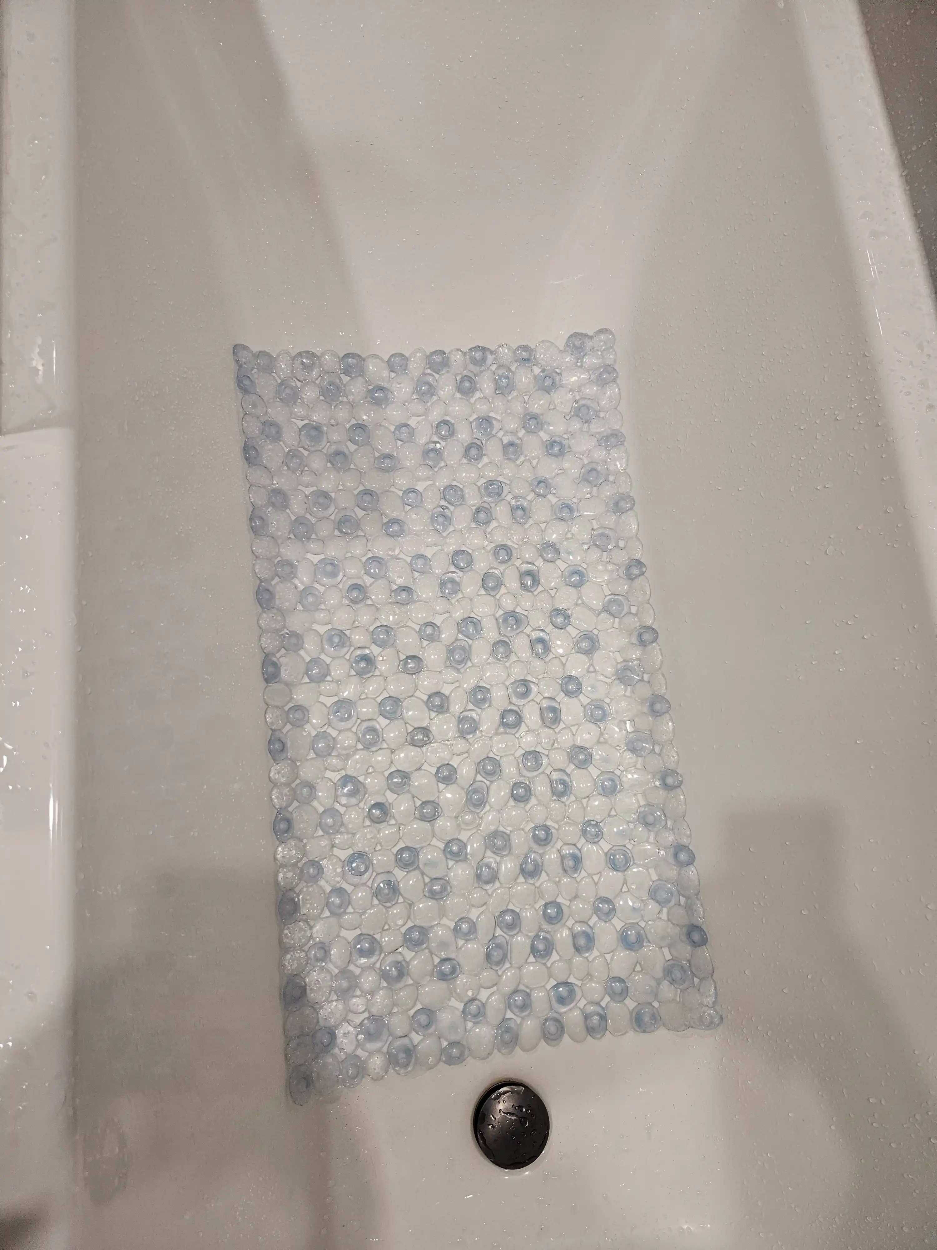 Vanna va dush uchun rezina gilamchalar, massaj effekti va so‘rg‘ich bilan, 100 x 40 sm