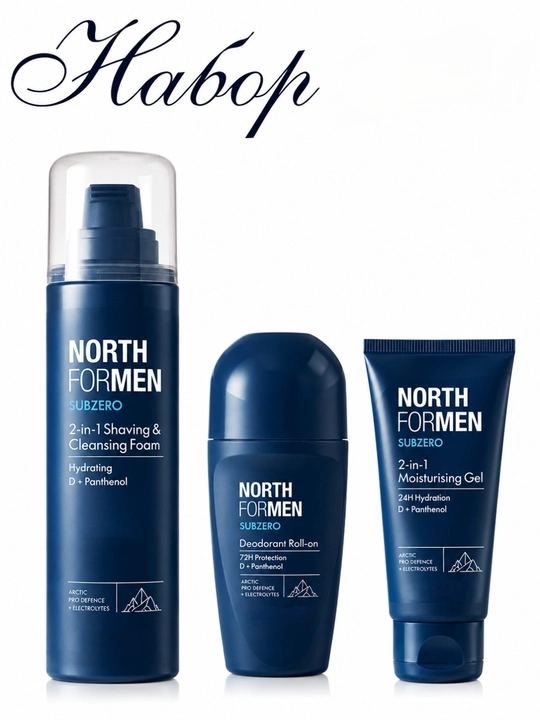 Набор 3 в 1 North For Men Subzero - 