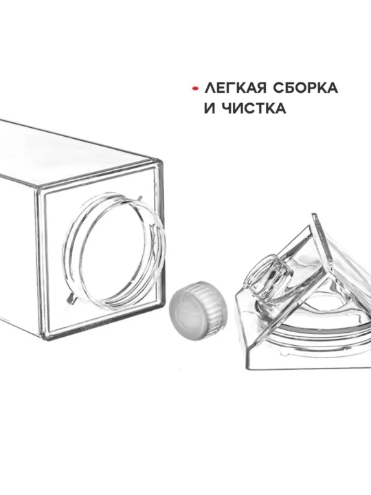 Sut uchun butilka, ichimliklar uchun plastmas akril idish konteyner sut, suv uchun