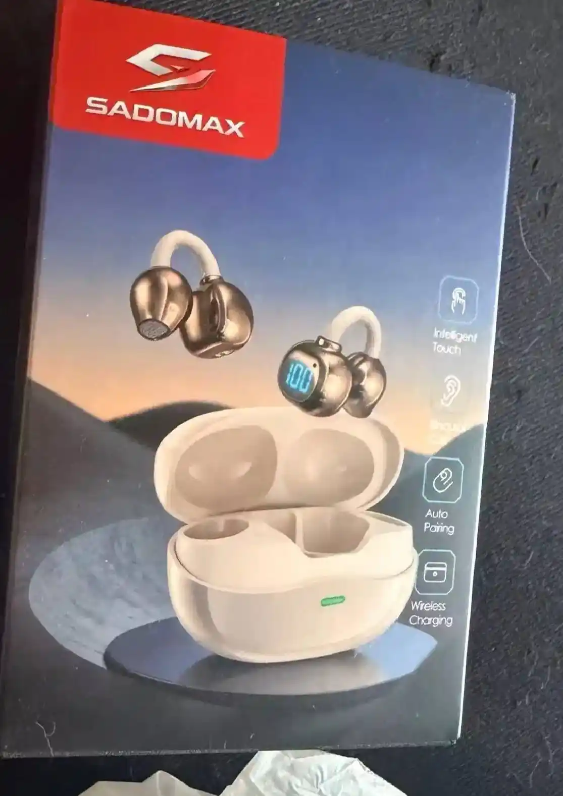 Беспроводные наушники  SadoMax, Hi-Fi, Android и iPhone, Чистый звук, Гарантия 12 месяцев