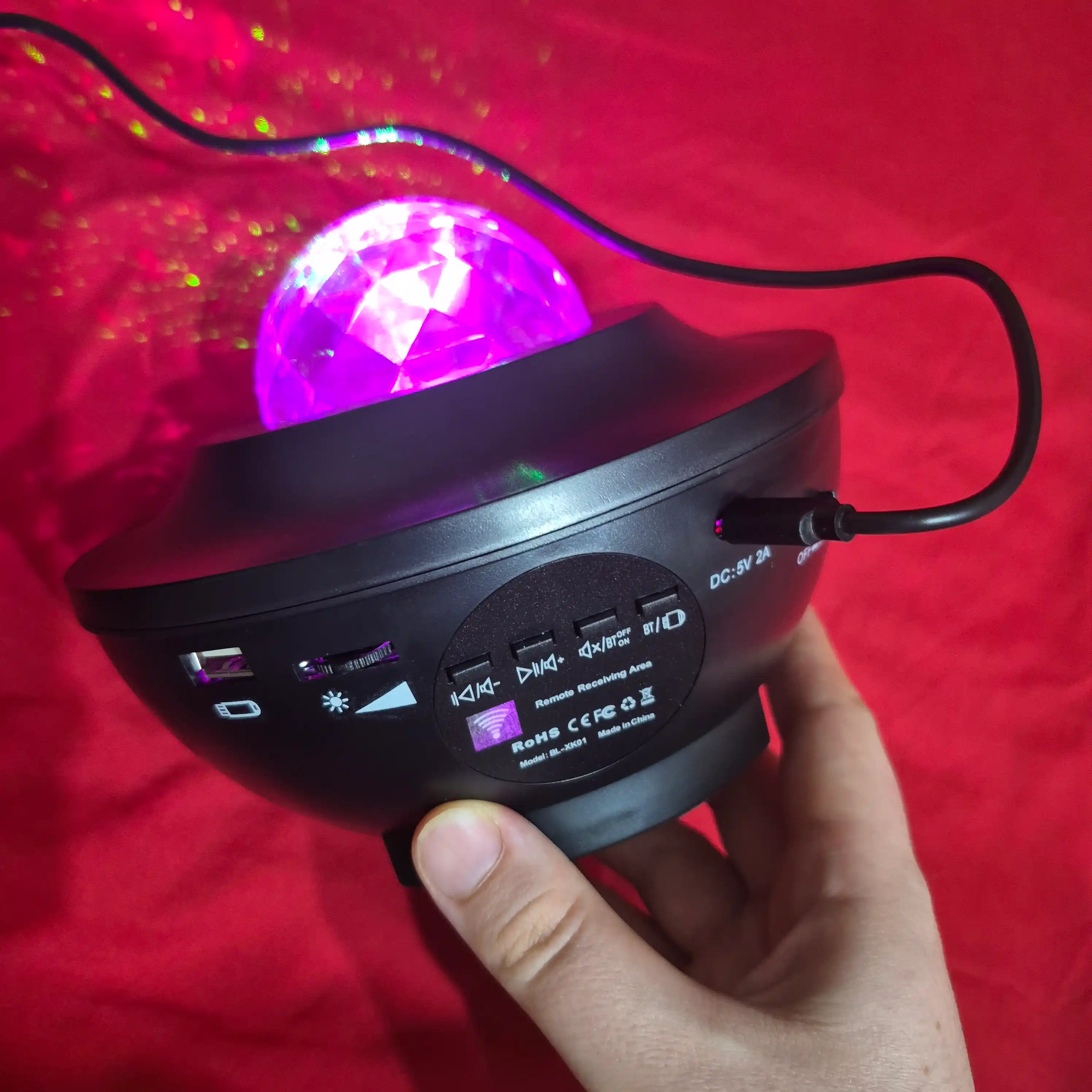 Ночник 3D, умный, звездное небо, bluetooth, колонка