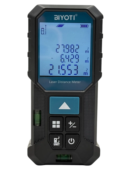 Lazerli dalnomer BIYOTI BYT-T elektron ruletka (40m, 60m, 80m, 100m, 120m)