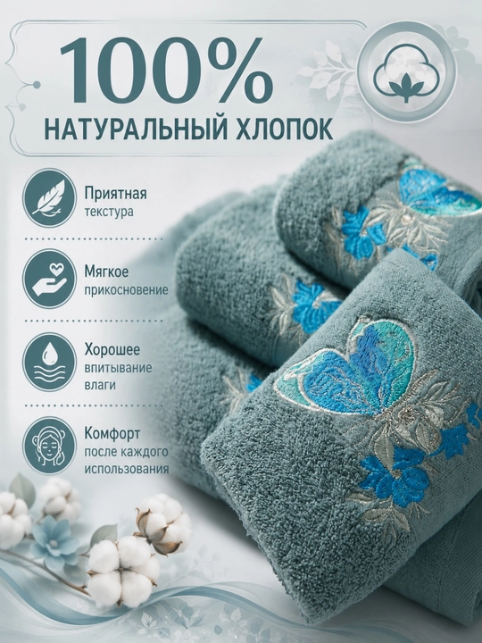 Patli sochiqlar to‘plami, yuz va oyoqlar uchun, momiq, yumshoq, hammom sochiqlari