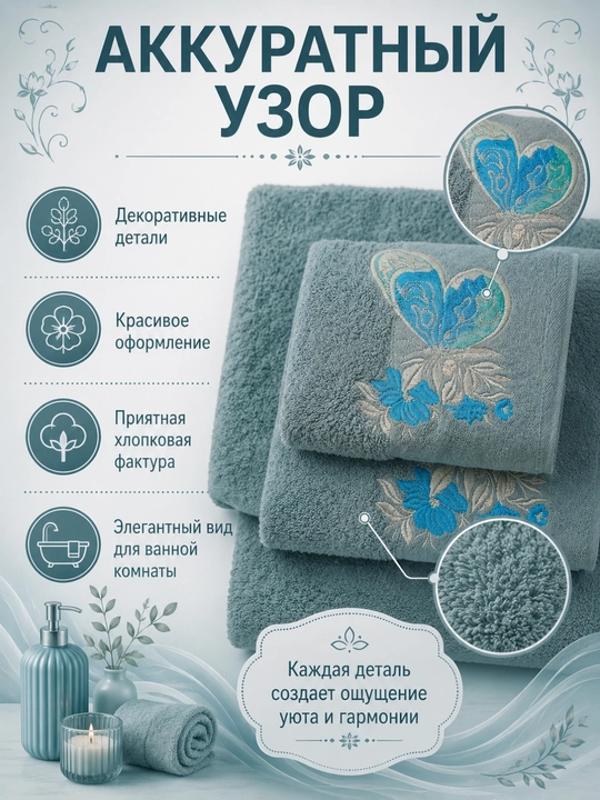 Patli sochiqlar to‘plami, yuz va oyoqlar uchun, momiq, yumshoq, hammom sochiqlari