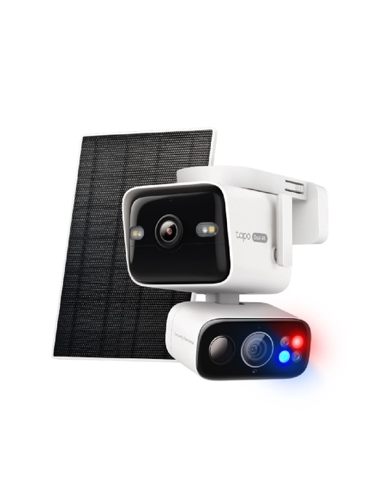 Tapo C675D KIT Wi-Fi kamera, 2 ta 4K obyektiv, quyosh paneli