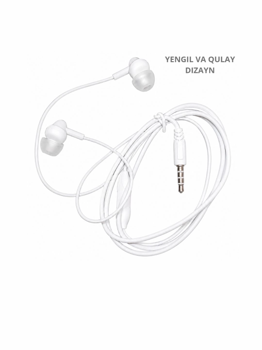 Remax RM-501i simli quloqchin, mikrofonli, Stereo Sound, Super Bass