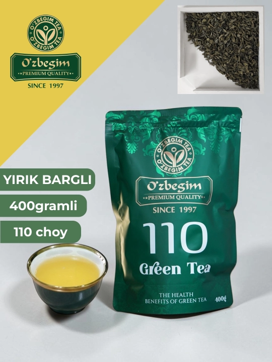 O'zbegim tea 110 ko'k choyi 400 gr - 