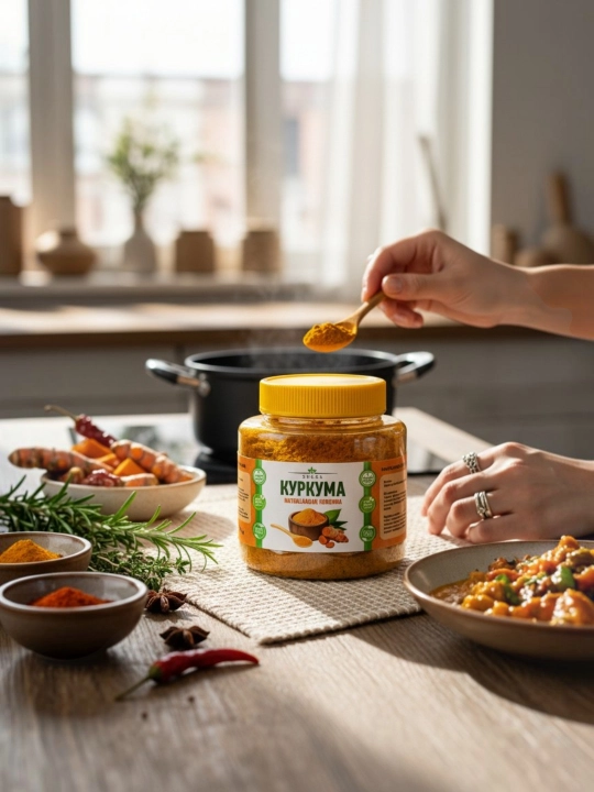 Kurkuma- tabiiy maydalangan 100 gr, 200 gr