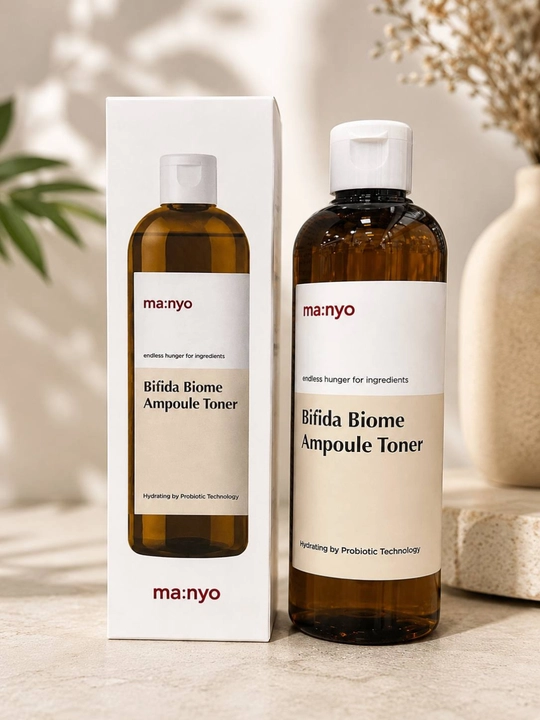 Тонер ma:nyo Bifida Biome Ampoule Toner с пробиотиками, 400, 210 мл, Корея
