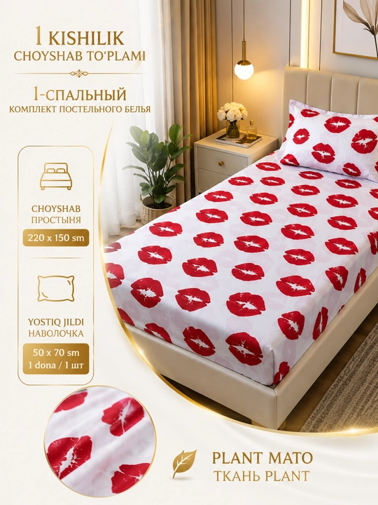 Комплект постельного белья хлопок, двуспальное и односпальное