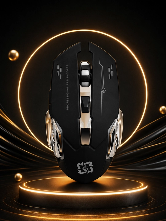 Игровая мышь IMICE бесшумная, беспроводная m17, c RGB подсветкой,
