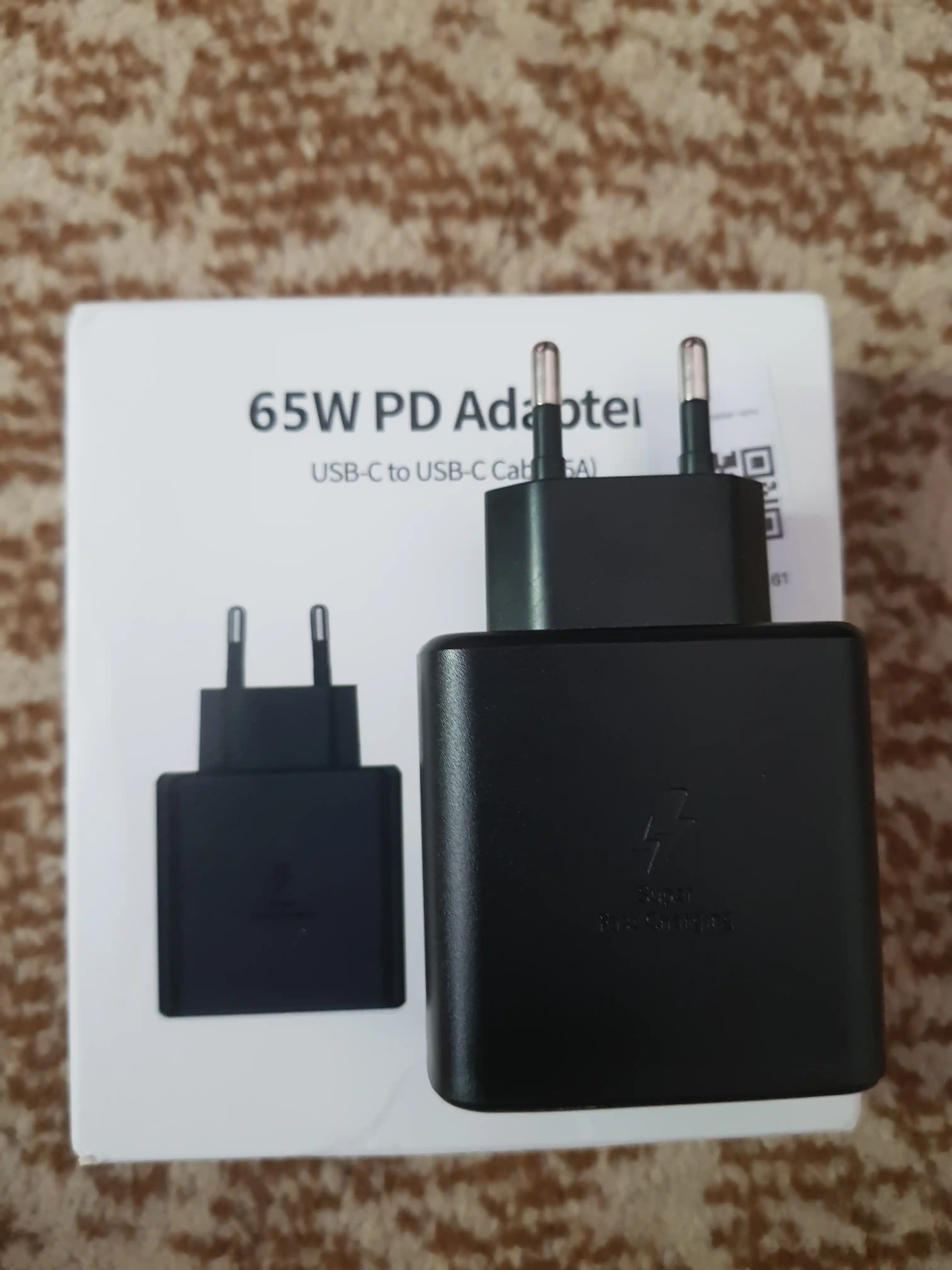 Зарядное устройство 45/120 Вт PD, USB-C, с кабелем 5A/6A – для Samsung и Xiaom