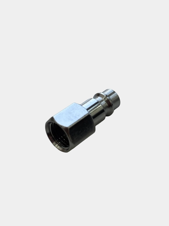 G1/4 rezbali – Ø8 mm kompressor shlangi uchun metall o‘tish moslamasi
