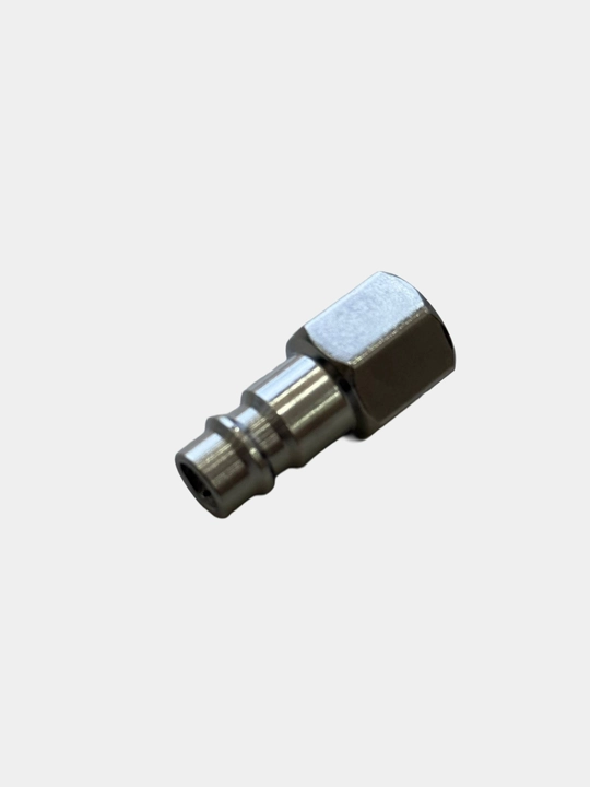 G1/4 rezbali – Ø8 mm kompressor shlangi uchun metall o‘tish moslamasi