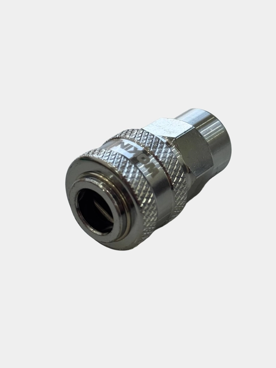 G1/4 rezbali – Ø8 mm kompressor shlangi uchun metall o‘tish moslamasi